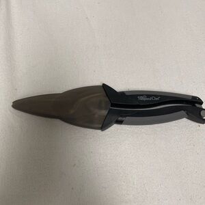 Pampered Chef PROFESSIONAL SHEARS #1088 Kitchen Scissors Black Gray w Cover